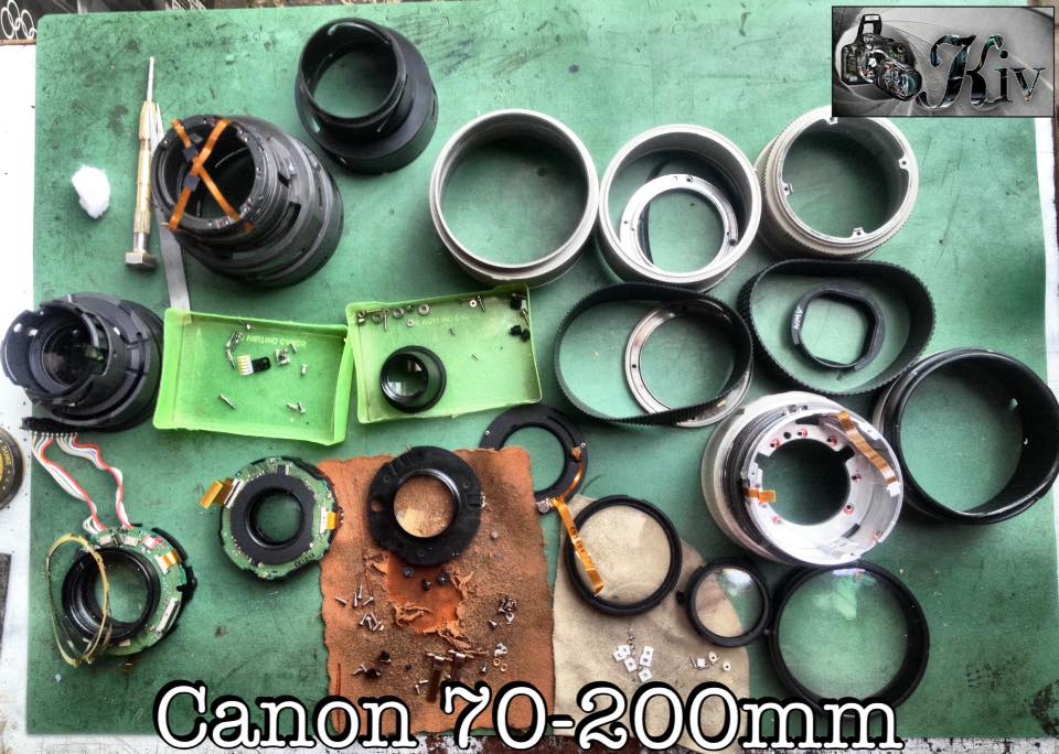 Repair of Canon 70-200mm f2.8 IS2